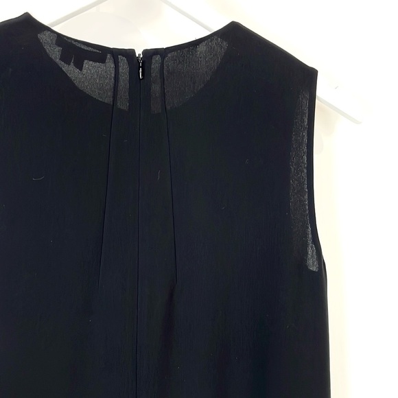 Vince. Black and Ivory Color Pop Sleeveless Shift Dress - Picture 7 of 10